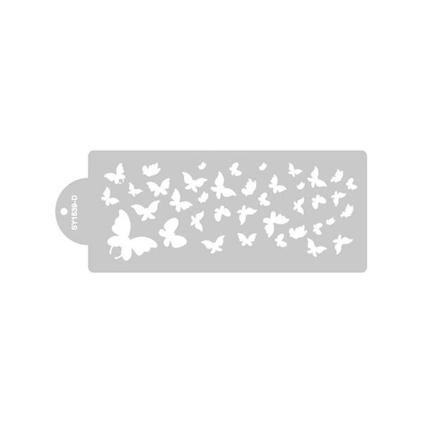 ♪型を焼く DIYボヘミアンスタイルのプラスチック砂糖篩モールドフォンダン印刷モールド中空ウェディングケーキエッジ装飾