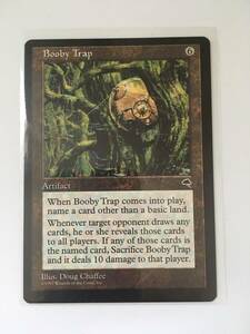 MTG　Booby Trap/ブービートラップ　(TMP/テンペスト,英) 1枚