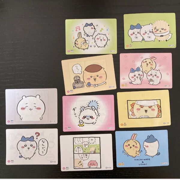ちいかわ シールカード 丸大食品 ちいかわフィッシュソーセージ 10枚セット