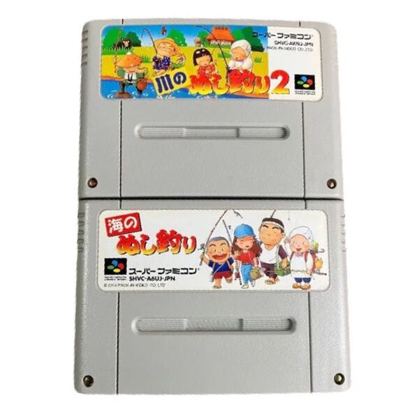 川のぬし釣り2 海のぬし釣り スーパーファミコン ソフト 2点セット