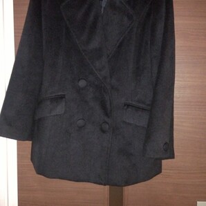 ミディアム丈コート 黒