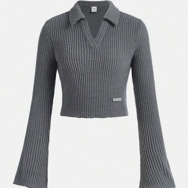 SHEIN トップス グレー