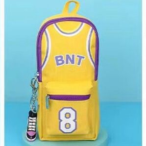 【全色あり】ペンケース 筆箱 バスケットボール キーホルダー付き NBA バスケ バックパック リュックサック