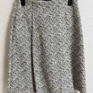 Theory Bamboo tweed 膝丈スカート