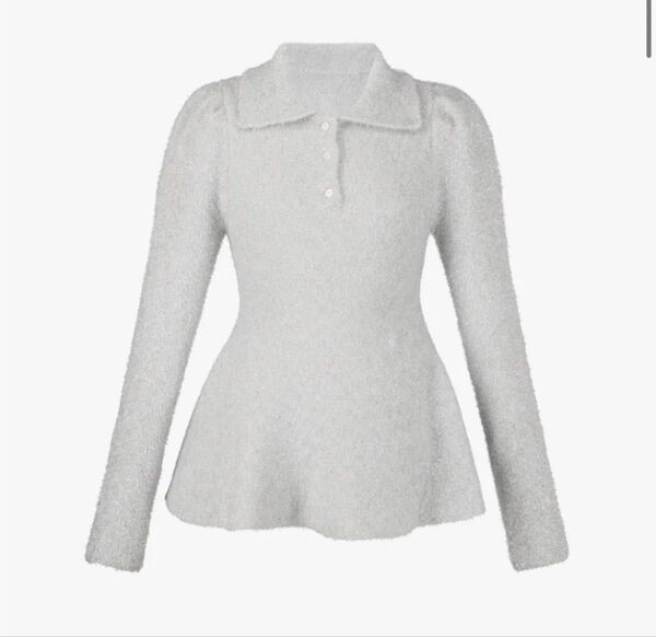 Bibiy LISA PEPURAMU KNIT silver