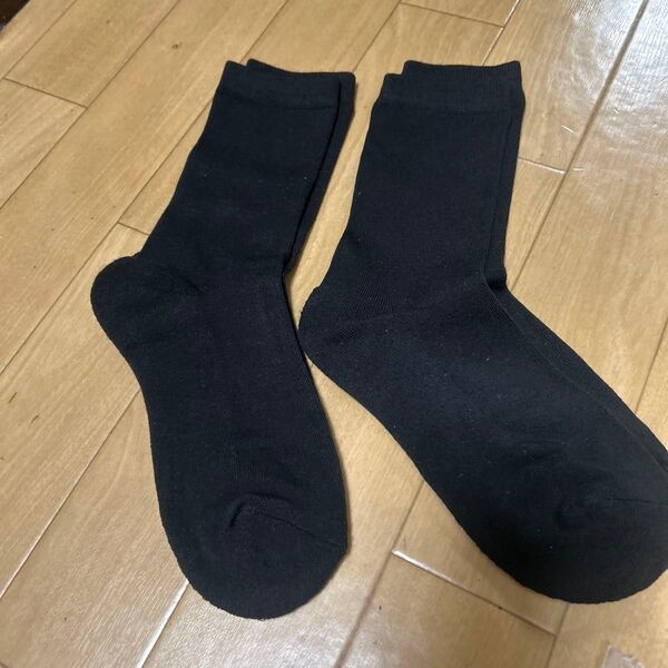 黒色 靴下 ソックス 2足セット