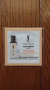 * new goods ivu* sun rolan YSL PURE SHOTS pure Schott Night Sera m beauty care liquid .. goods 