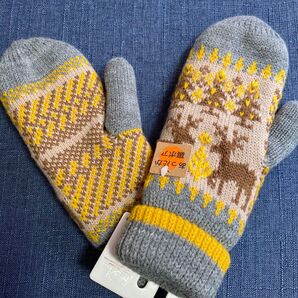 新品長めミトン手袋