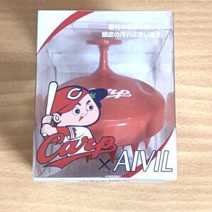 ★6/16 11:59までクーポン利用で500円OFF★アイビル×広島東洋カープシャンプーブラシ ゴムタイプ
