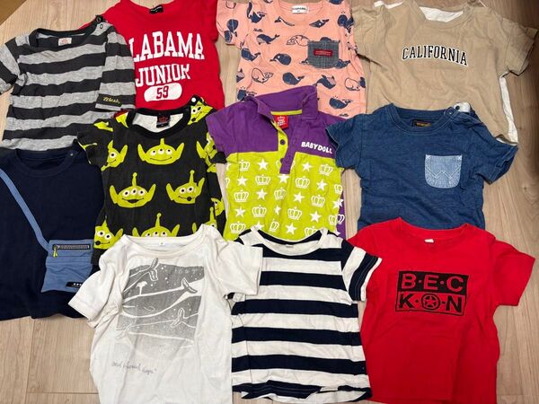 ベビー服 まとめ売り サイズ90 Tシャツ 夏服 半袖 ディズニー ベビードール