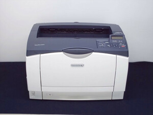  service being completed FUJIXEROX Fuji Xerox DocuPrint 3010 A3 laser printer 