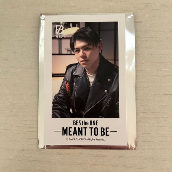 BE:FIRST レオ 映画入場特典フォト風カード
