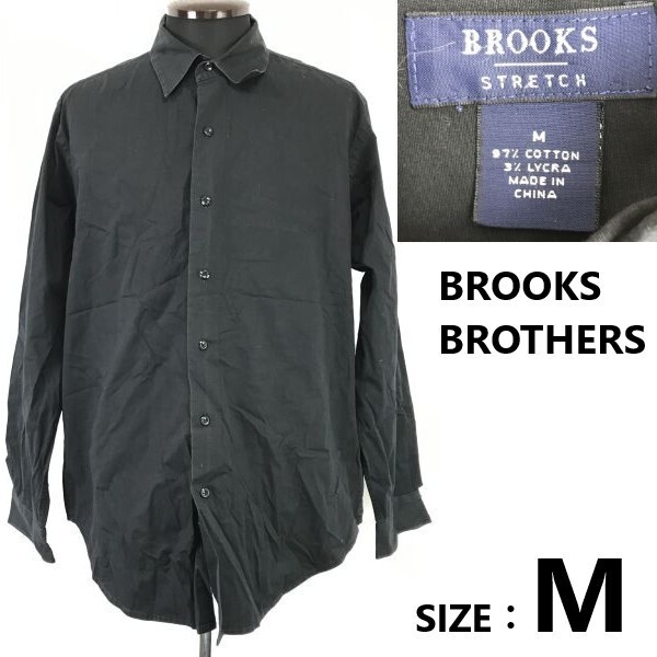 BROOKS BROTHERS/ブルックスブラザーズ★長袖シャツ【メンズM/black/黒】Tops/Shirts◆BH975
