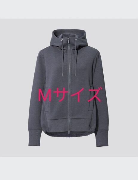ユニクロ +J ドライスウェットパーカ グレー M ジルサンダー