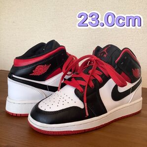 NIKE J AIR JORDAN 1 MID DQ8423-106 人気のツマ黒