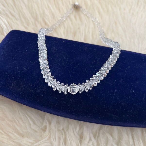 美品 白水晶 ネックレス 一級宝石研磨師 ジュエリー