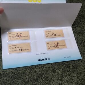 東武鉄道 記念切符 平成8年8月8日