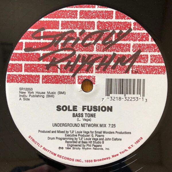 Sole Fusion - Bass Tone / MASTERS AT WORK / LOUIE VEGA
