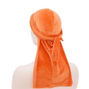DURAG ドゥーラグ ベロア ベルベット オレンジ