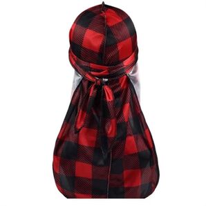 DURAG ドゥーラグ チェック柄 レッド