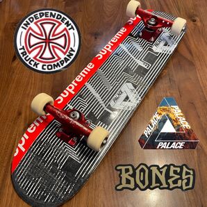 スケートボード パレス スケボー コンプリート インディペンデント ボーンズウィール PALACE ザベアリング 中古スケボー