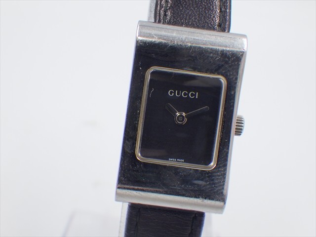 美品 2300L GUCCI グッチ 時計 ブラック ベルト未使用品 レディース Yahoo!オークション -「2300」(グッチ) (か行)の落札相場・落札価格