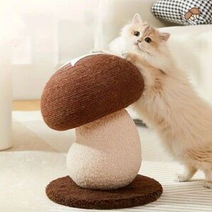 猫用爪とぎ 猫 きのこ しいたけ かわいい 爪とぎ
