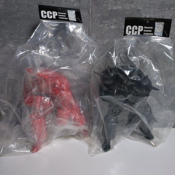 CCP キン肉マン バッファローマン CCP MuscularCollection 黒成型/未塗装アーマー付&赤成型/未塗装セット