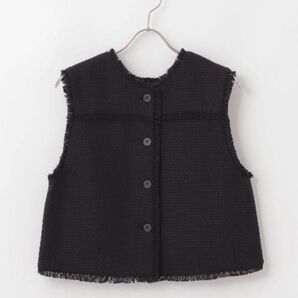 JOURNAL STANDARD 黒ツイードベスト