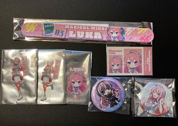 巡音ルカ マジカルミライ2024 缶バッジ スナップリストバンド