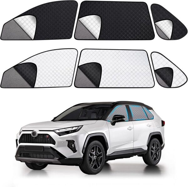 トヨタ RAV4 50系 サンシェード メッシュカーテン マグネット式