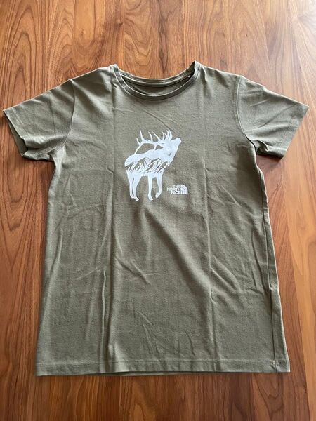THENORTH FACE ノースフェイス Tシャツ レディースM カーキ 半袖