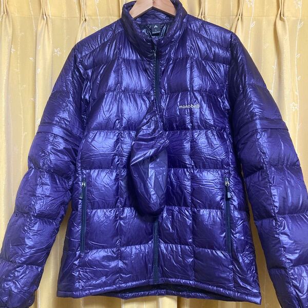 半袖にもなる優れもの モンベル スペリオダウンコンバーチブルジャケット メンズ L サイズ