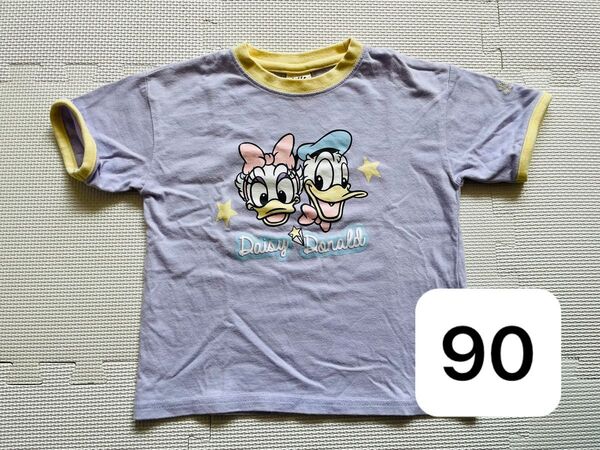 しまむら littc ディズニー ドナルド デイジー 半袖Tシャツ