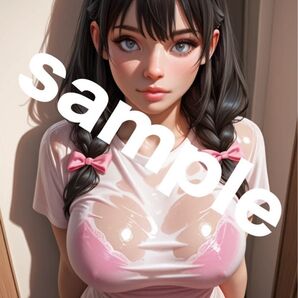 ポスター イラスト 高画質 一点物 光沢 アニメ セクシー L判