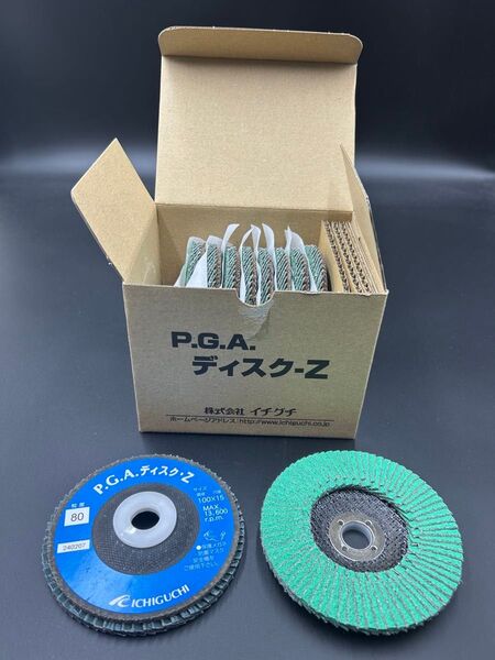 P.G.A. ディスク-Z 直径100mm 粒度Z-80 10枚入り×2ケース