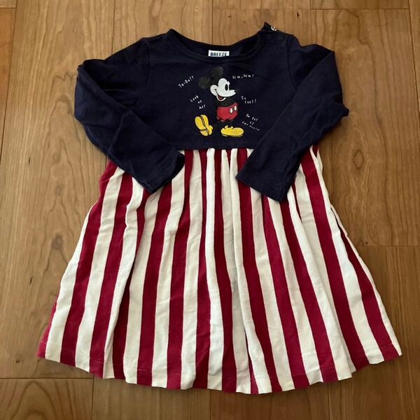 BREEZE ミッキー ワンピース 90