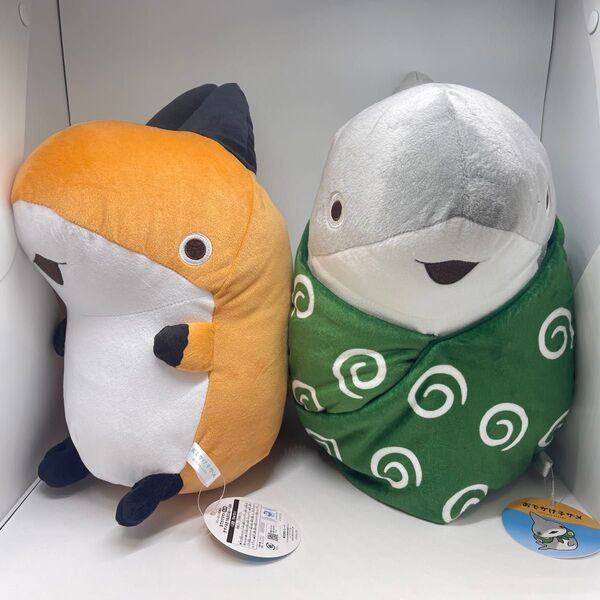 おでかけ子ザメ 子ザメ きつね BIG ぬいぐるみ 2種セット