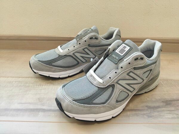 25cm 新品 NEW BALANCE ニューバランス U990GR4 グレー 990V4 アメリカ製 USA製 GL