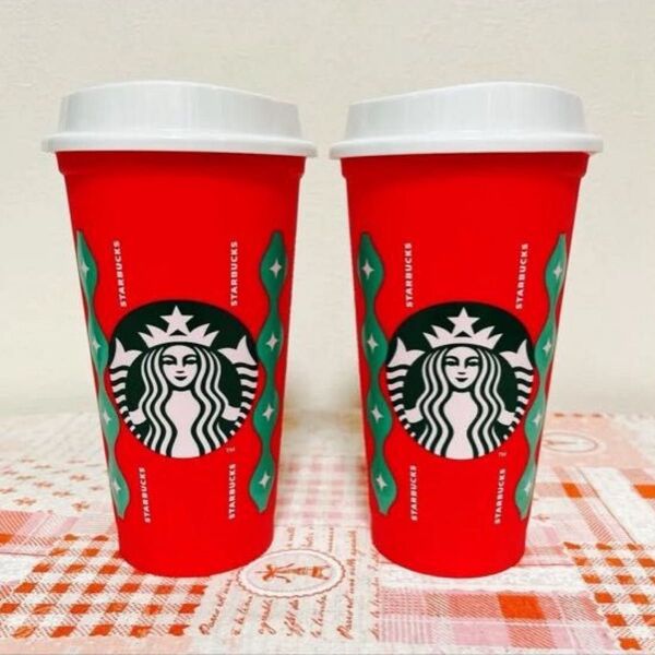 スターバックスリユーザブルカップホリデー2個 2022