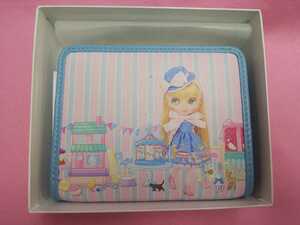 SALE 定価15660円 ブライス blythe ジュニームーン 新品 未使用 牛革 レザー フィギュア プリント 2つ折り財布 ホームスウィートホーム