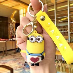 ミニオンズ minions ハートver キーホルダー キーチェーン ストラップ