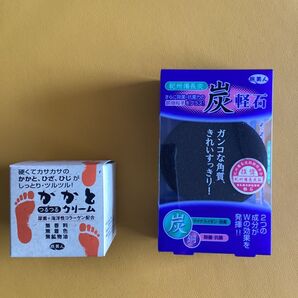 炭軽石&かかとクリーム