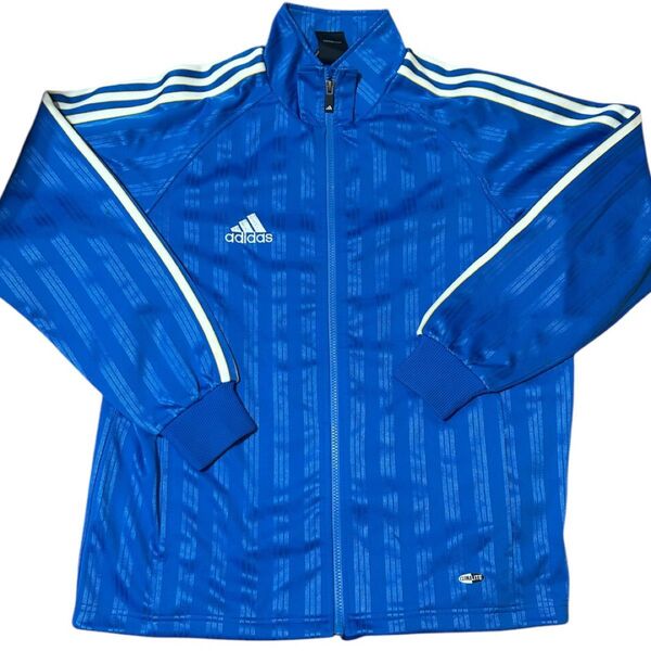 adidas アディダス クライマ365 ジップアップジャージ ウィンドブレーカー ブルー 青