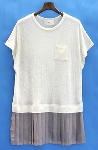 WJKW (ダブルジェーケーダブル) Bi Color One-Piece バイカラーワンピース FREE IVORY