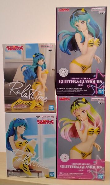 うる星やつら ラム フィギュア 4体プライズ