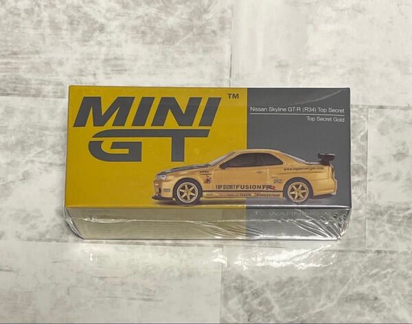 ミニGT日産スカイラインGTR R34 TSM MODEL 新品 1/64ミニカー 未開封品