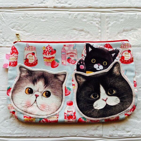 コヤンイサムチョン猫ちゃんポーチ ハンドメイド