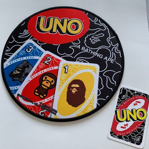 新品未使用 A BATHING APE BAPE x UNO マウスパッド トランプ