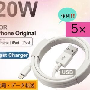 IPhone USB急速充電ケーブル,iPhone用充電器ケーブル,急速充電ケーブル iphone 充電ケーブル 5本